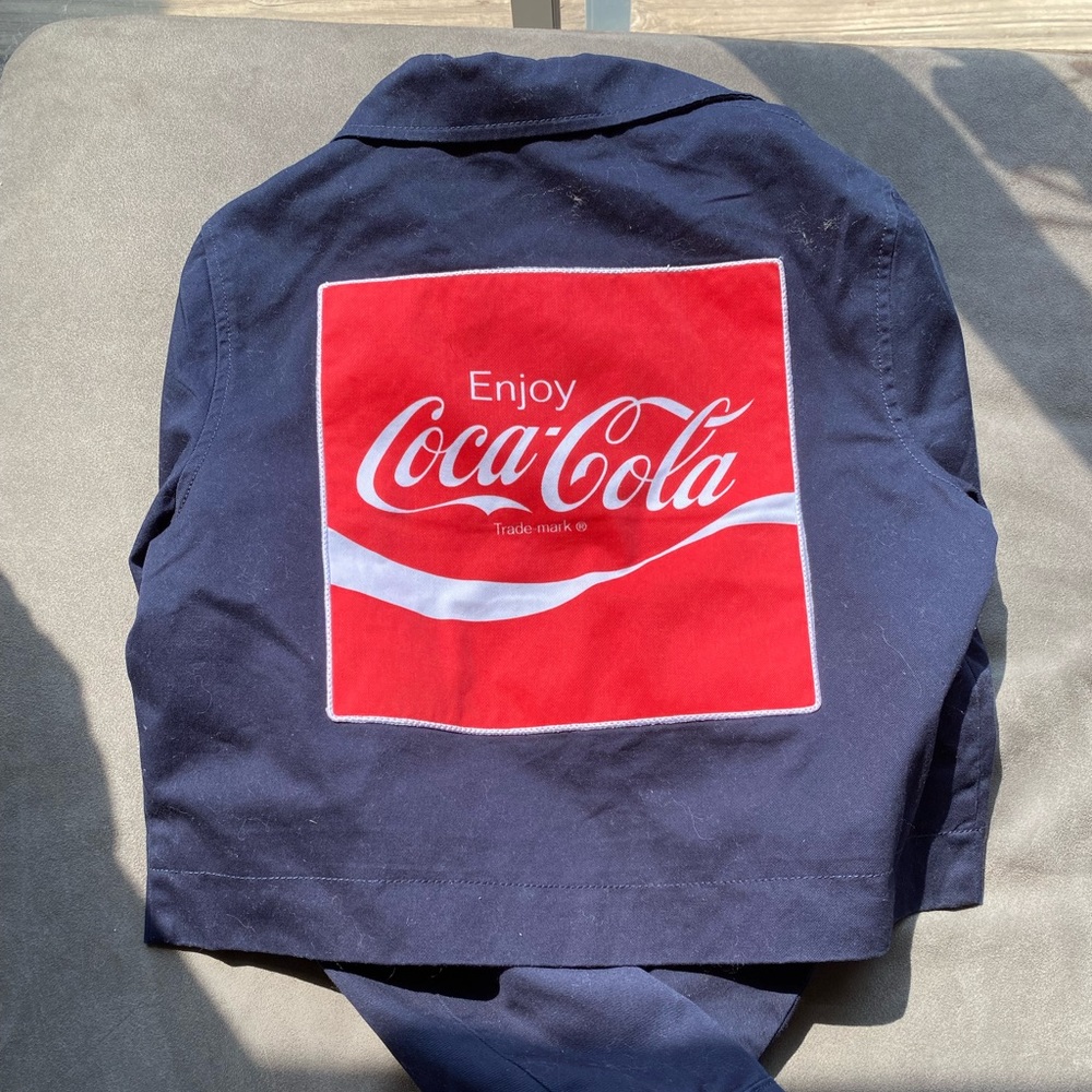 Coca-Cola brand cropped jacket